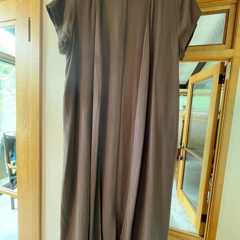 Eileen Fisher silk jacket/coat, size large